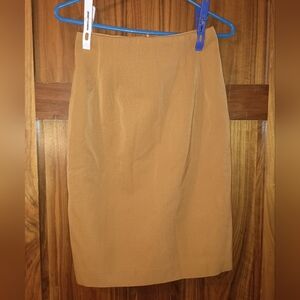 Anthony Michael Vintage Mustard Yellow Pencil Skirt